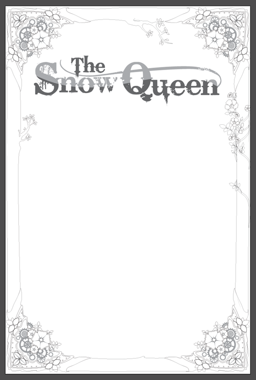 Wire frame concept. Working from the director's steam punk theme and the theme of the framed mirror in the tale. Composition is underway.