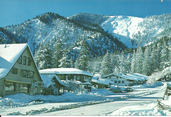 A famous postcard -- Park Drive in the 1970s, by Helga Wallner.