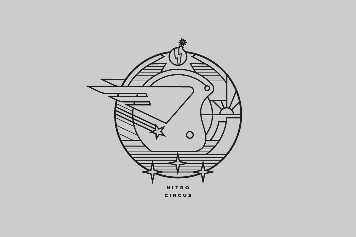 Dustin Ortiz Art & Design for Nitro Circus
