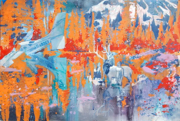 plane crach finished painting.jpg