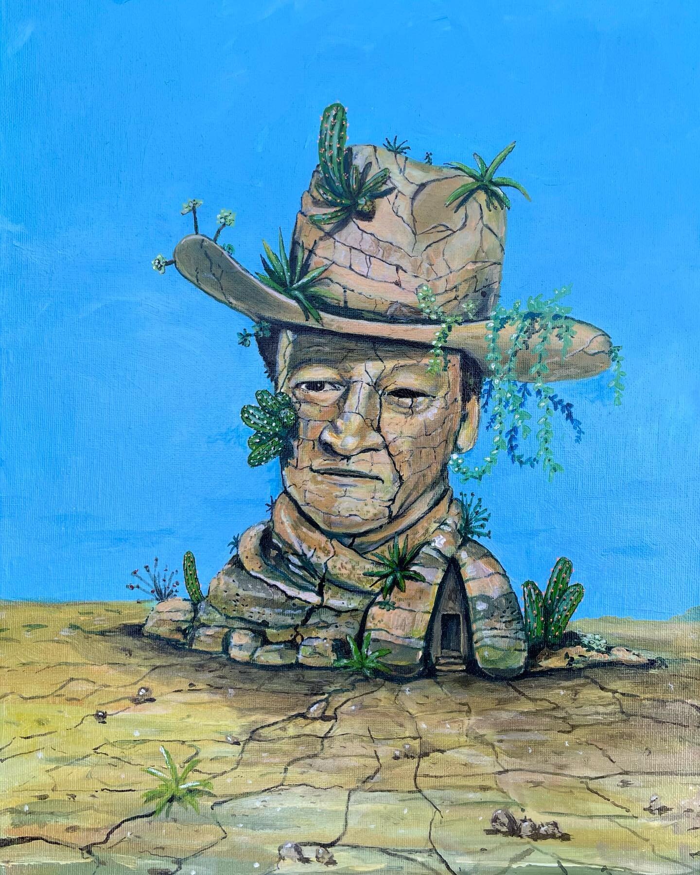 Wayne Scape OG, #artist #cowboy #johnwayne #cactus