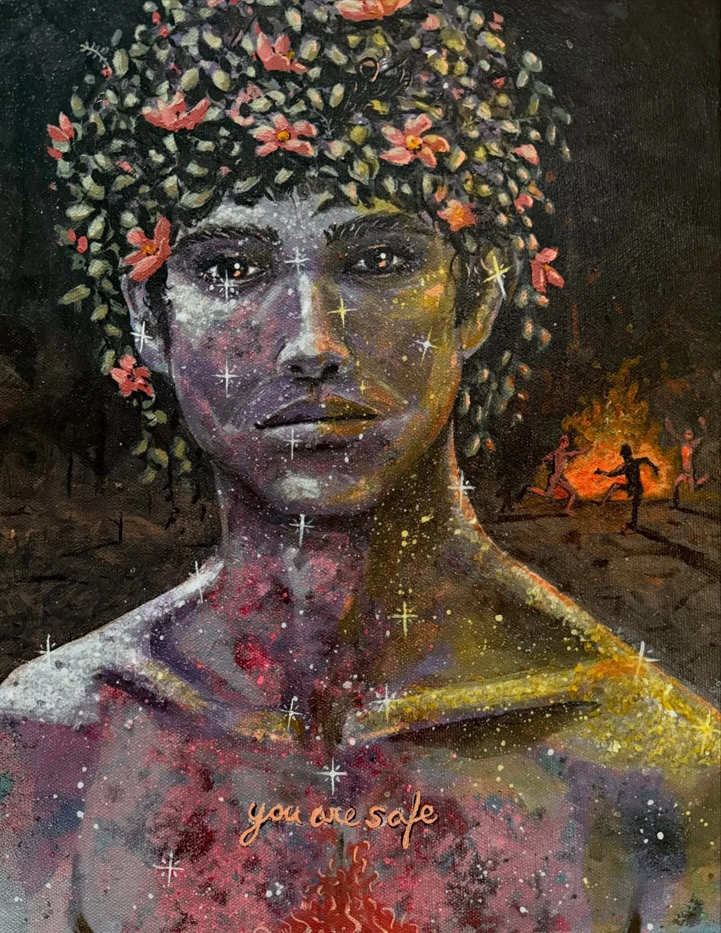 Honored to show Lord Indulgence (2011) alongside my newest work, You Are Safe (2025), tomorrow at @ro2art 
These pieces track a journey from the identity we project to the peace we find when we finally let go.
We spend so much of our lives learning h