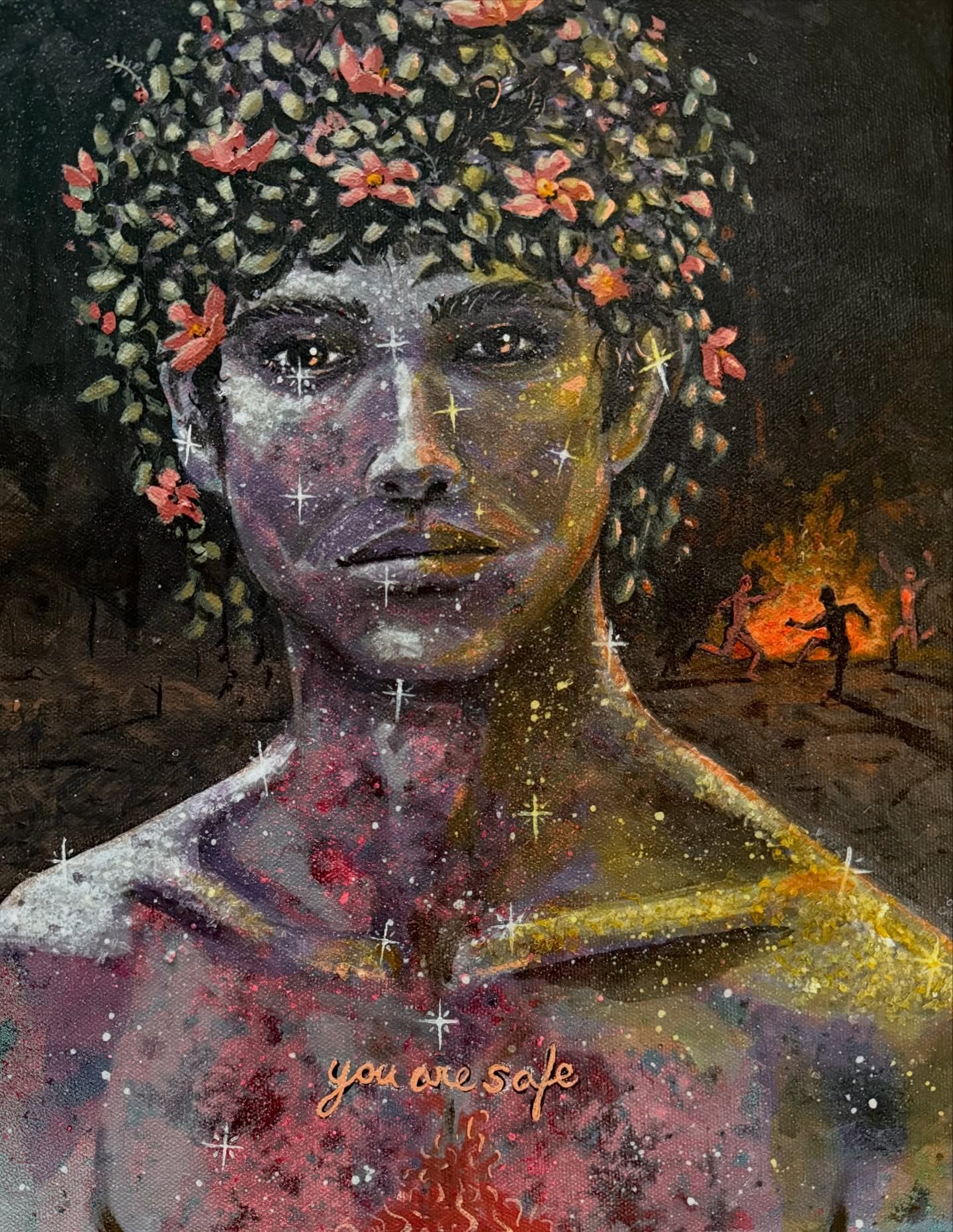 Honored to show Lord Indulgence (2011) alongside my newest work, You Are Safe (2025), tomorrow at @ro2art 
These pieces track a journey from the identity we project to the peace we find when we finally let go.
We spend so much of our lives learning h