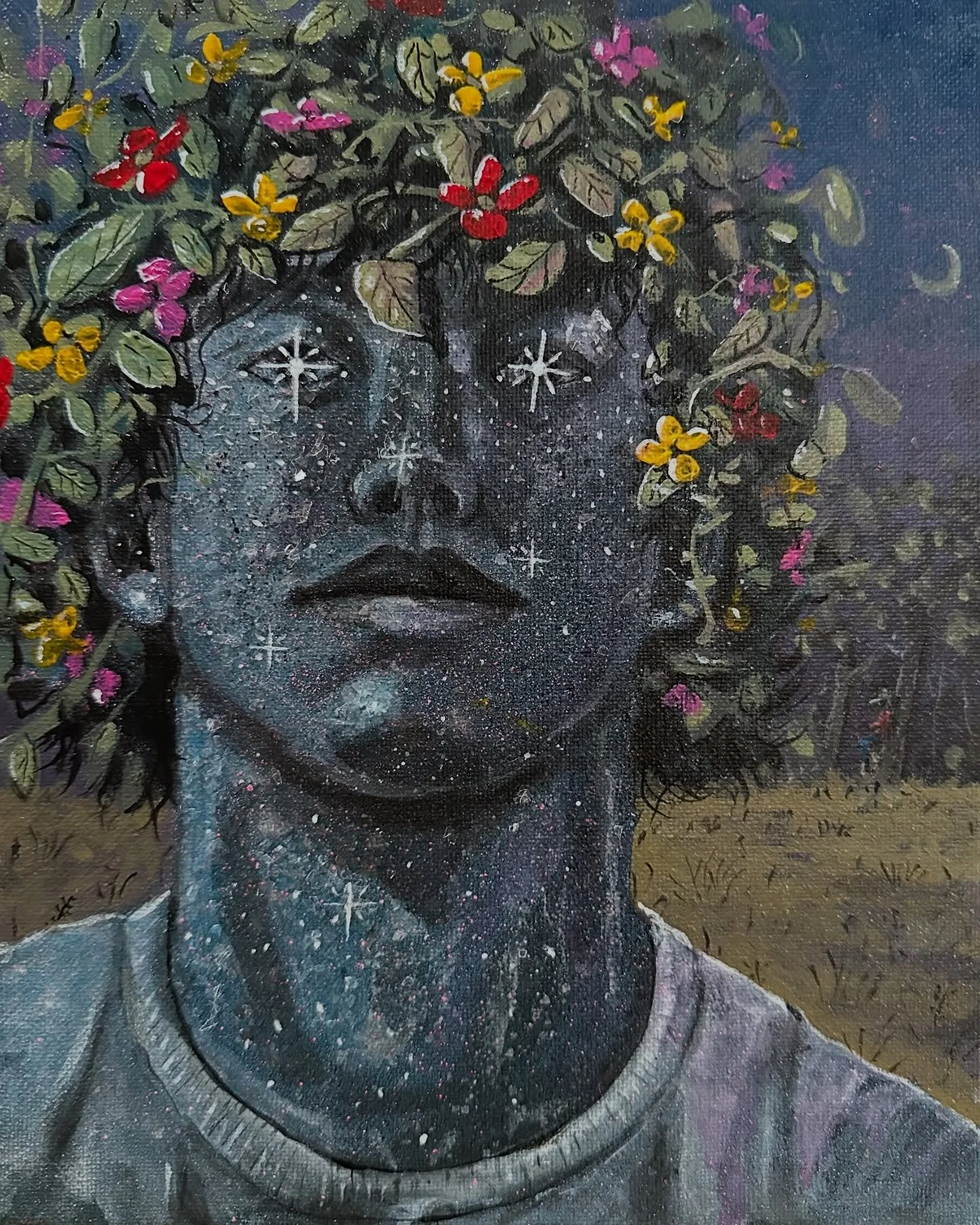 Present 8x10 Acrylic on Canvas