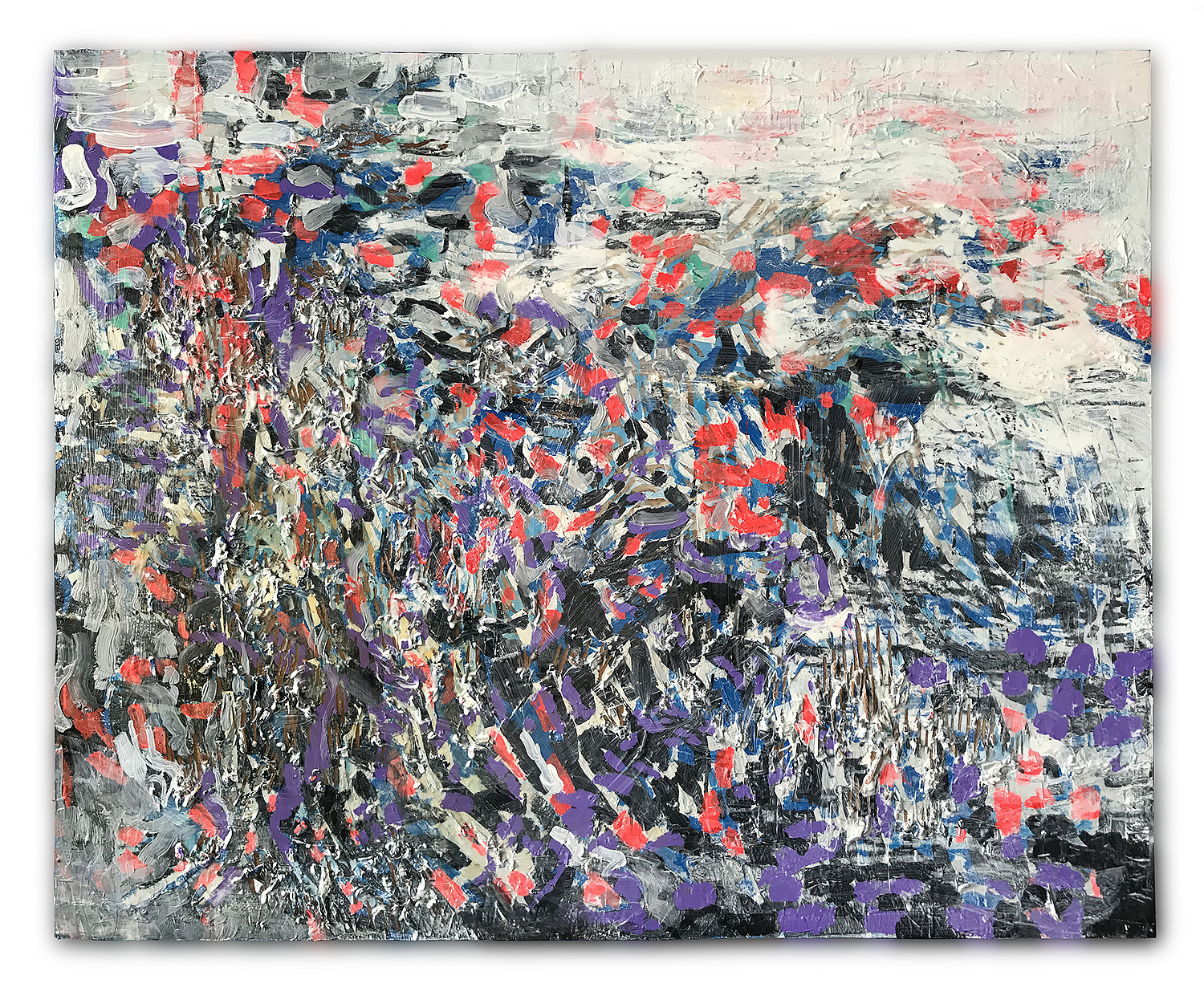 " CELLULOID" wood, metal & acrylic 1.21 X 1.5 meters -2017