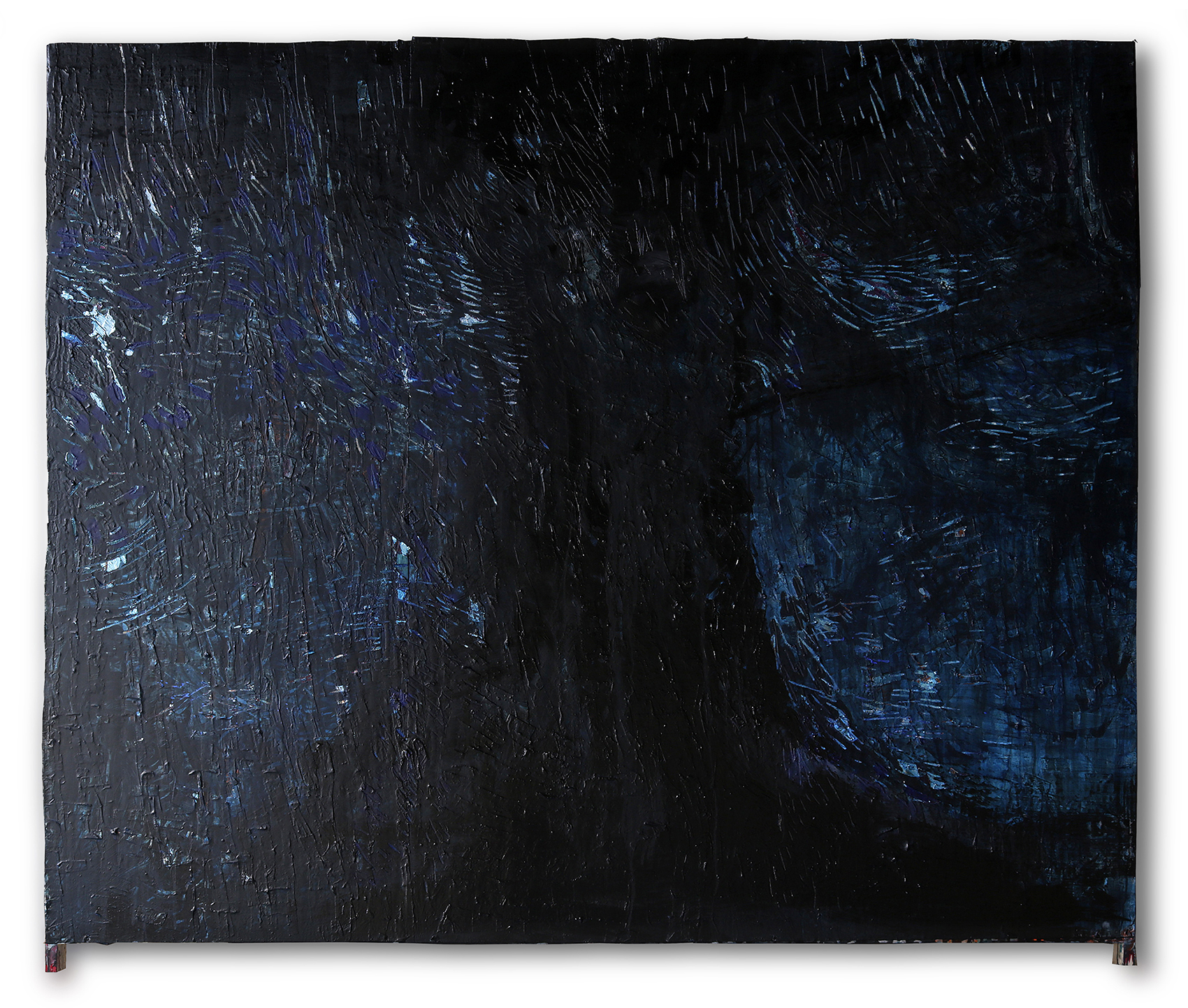 " FOREST" wood, metal & acrylic 1.52 X 1.82 meters -2017