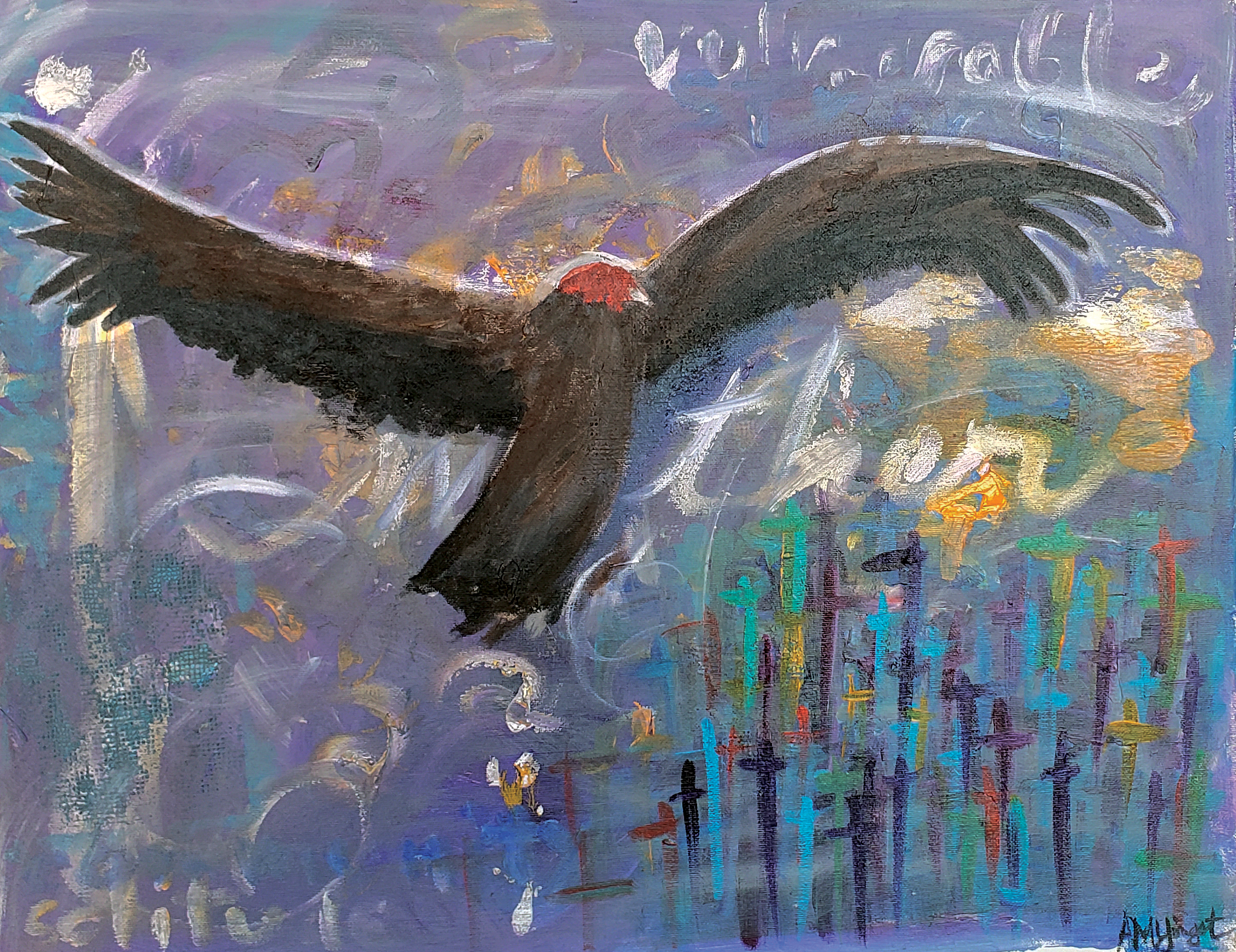  Sister Vulture, painted in 2015 