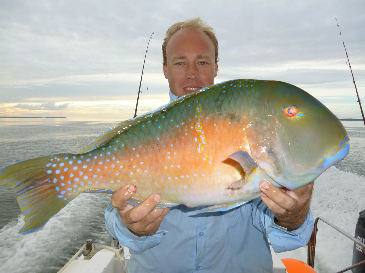 Matt with Tusk Fish