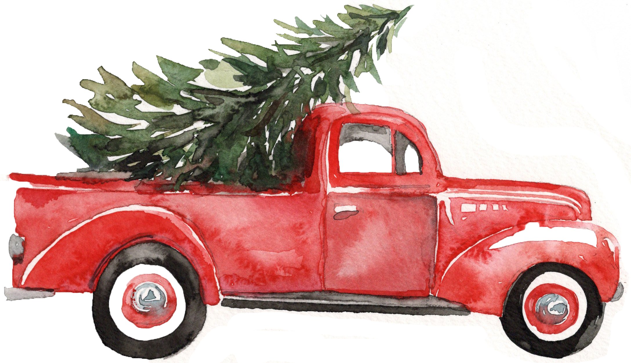Red Truck and Xmas Tree.jpg