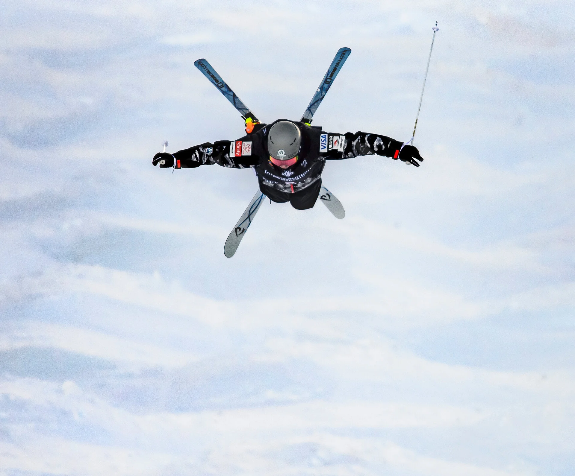  Brad Wilson of the USA competes in the 2019 FIS Freestyle Skiing World Championships in Deer Valley, Utah. 