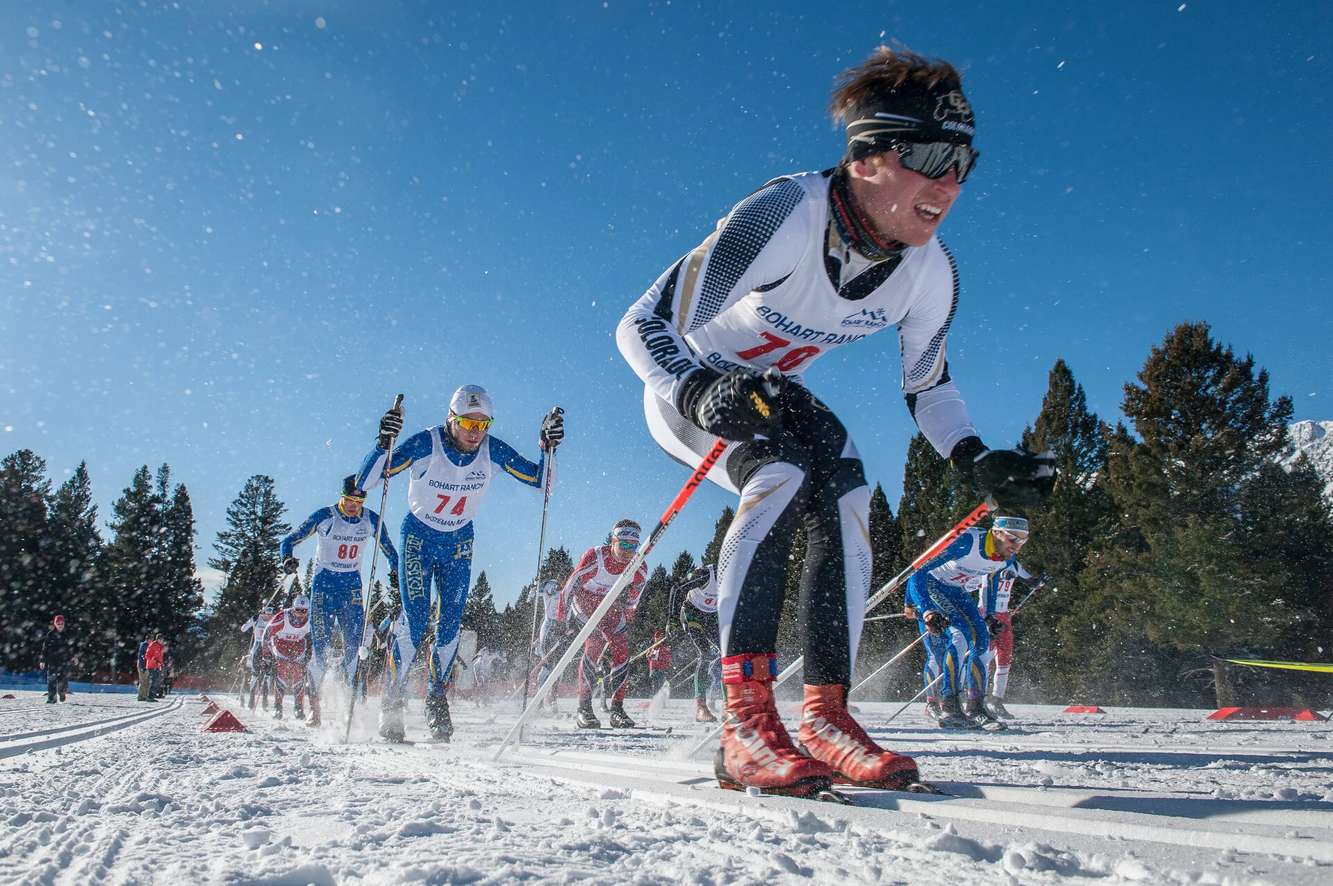  NCAA nordic racing at Crosscut Ranch in Bozeman, Mont. 