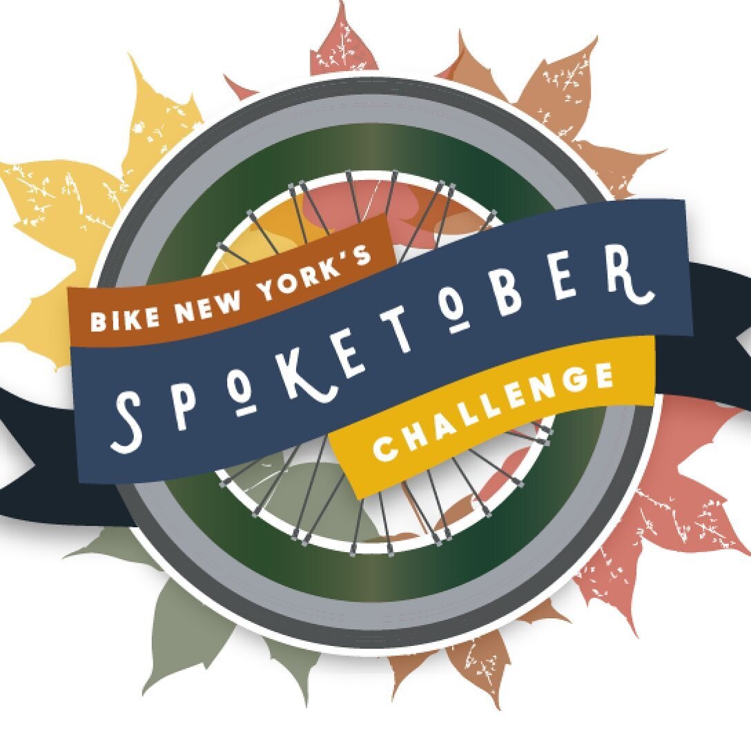A challenge from @bikenewyork to ride every day in the most glorious month for biking, October! You don&rsquo;t have to be in New York to do it. How about you join me? You know you want to. 🚲🍃🍂 Visit their page to register.