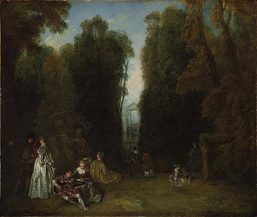 Jean-Antoine Watteau, La Perpsective