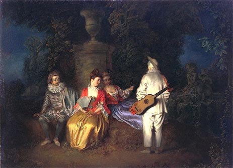 Jean Antoine Watteau, Partie Quarrée