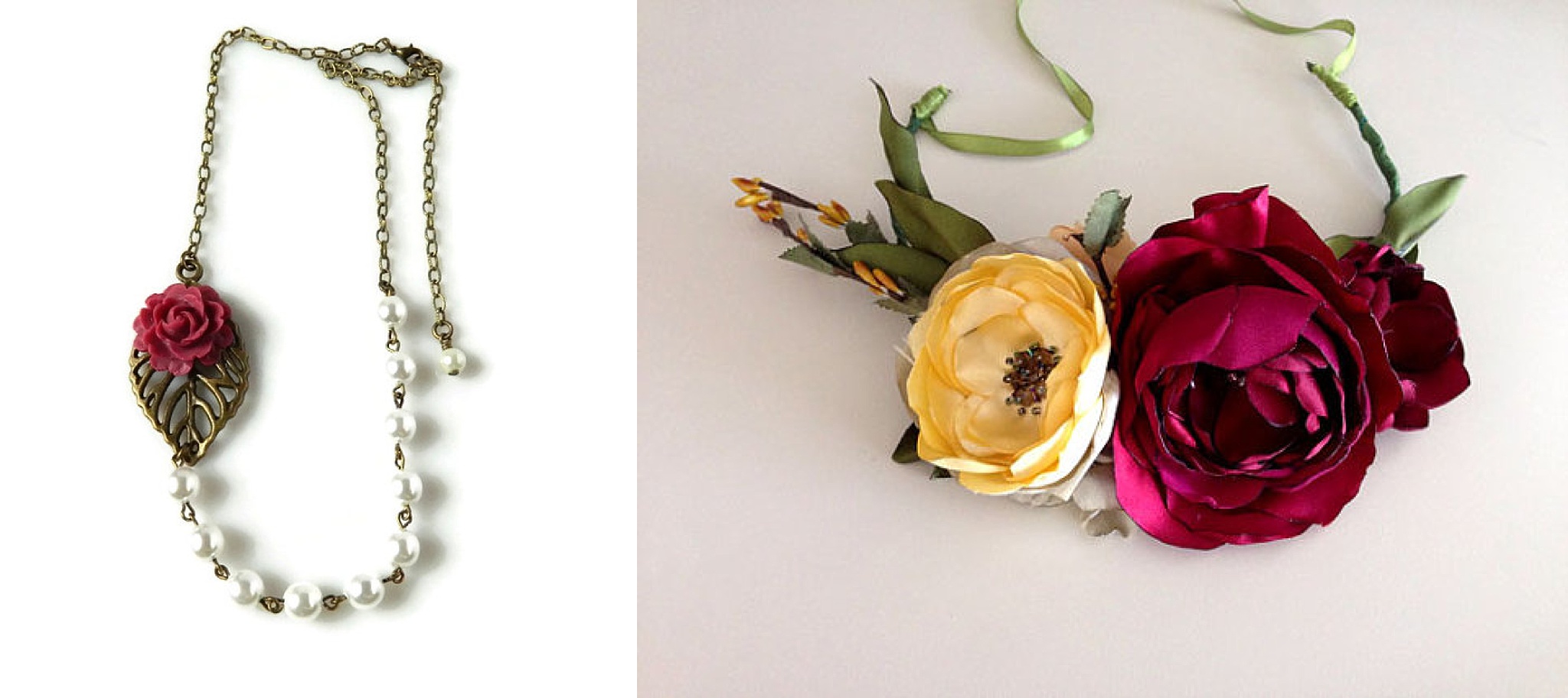 SOURCES: Necklace / Flower crown