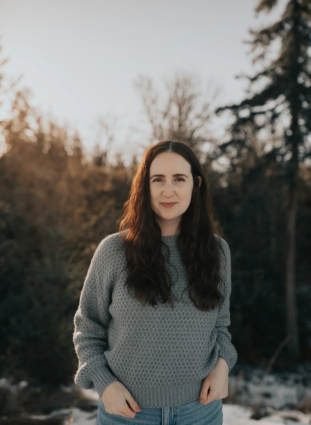 Krystina, therapist in Washington and Idaho smiling helping clients with end of life planning