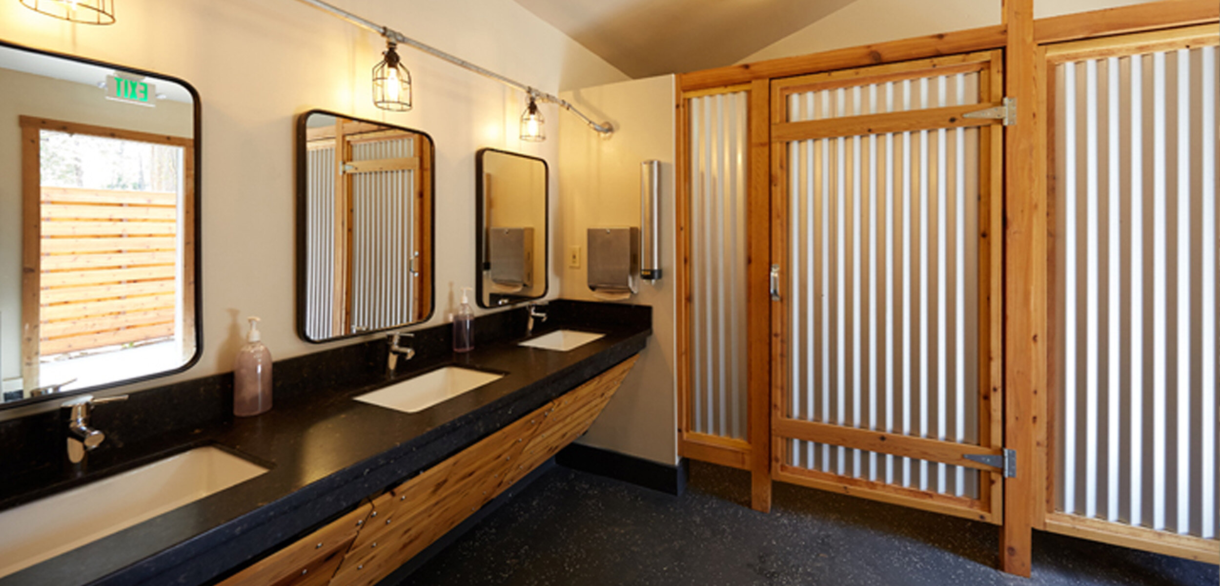industrial camping bathrooms