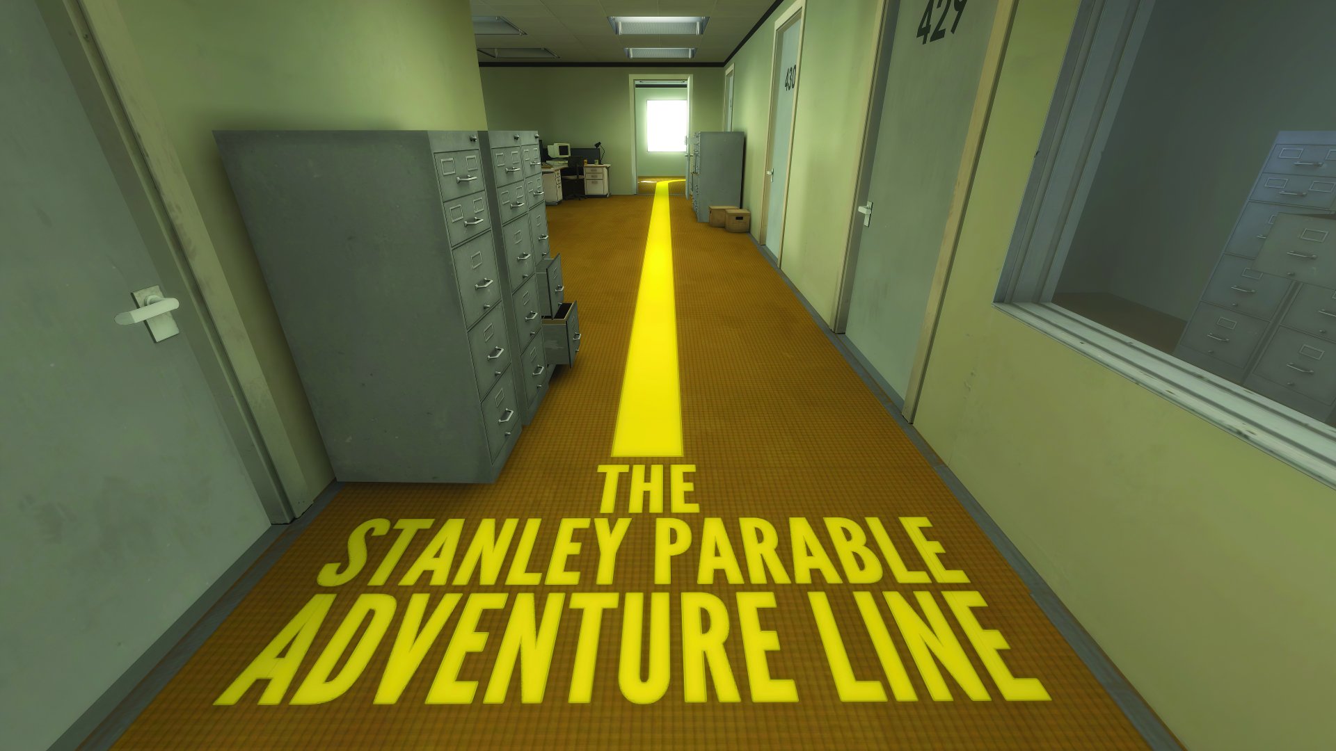 Figura 35. The Stanley Parable (2013). Screenshot. La linea dell’avventura del Narratore. Fonte: Luca Miranda.