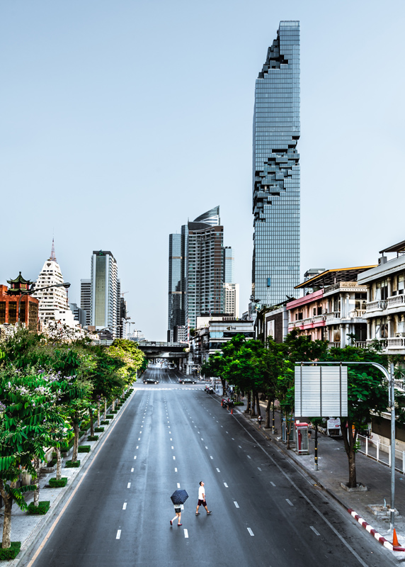 MahaNakhon by Buro Ole Scheeren Group - OMA Courtesy of PACE Photo by Alexander Roan