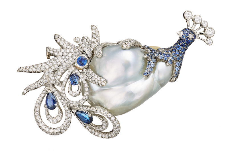 Brooch Peacock