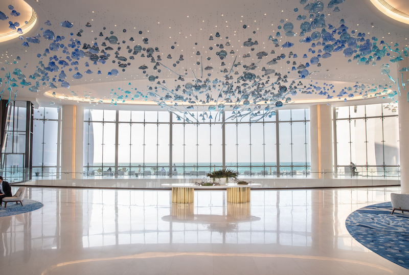The stunning hotel lobby, Jumeirah at Saadiyat Island Resort.jpg