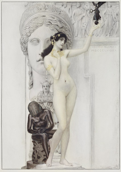 Gustav Klimt, Allegorie der Skulptur , 1889 © MAK/Georg Mayer