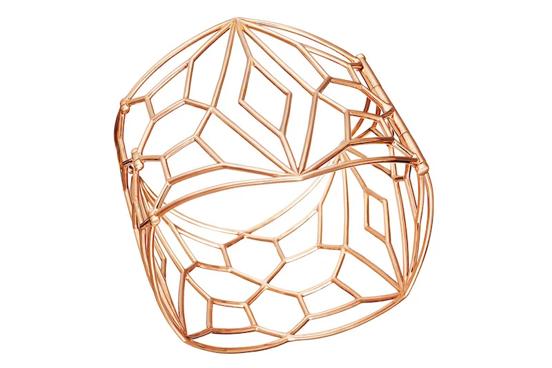 Armreif Roségold groß Roségold 750