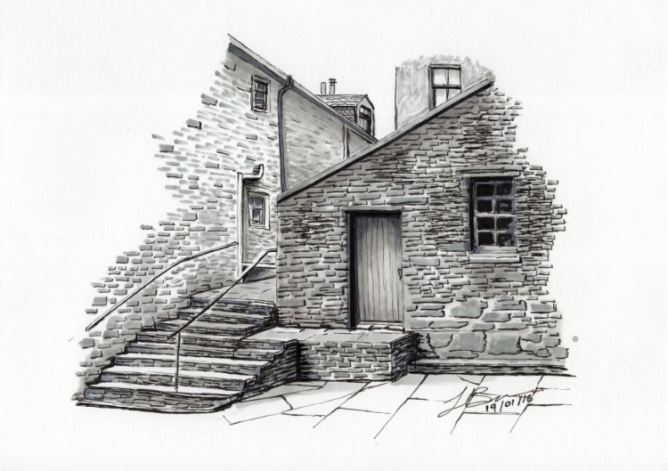 Lorraine Bruce, The Dundas Street Steps. © the artist