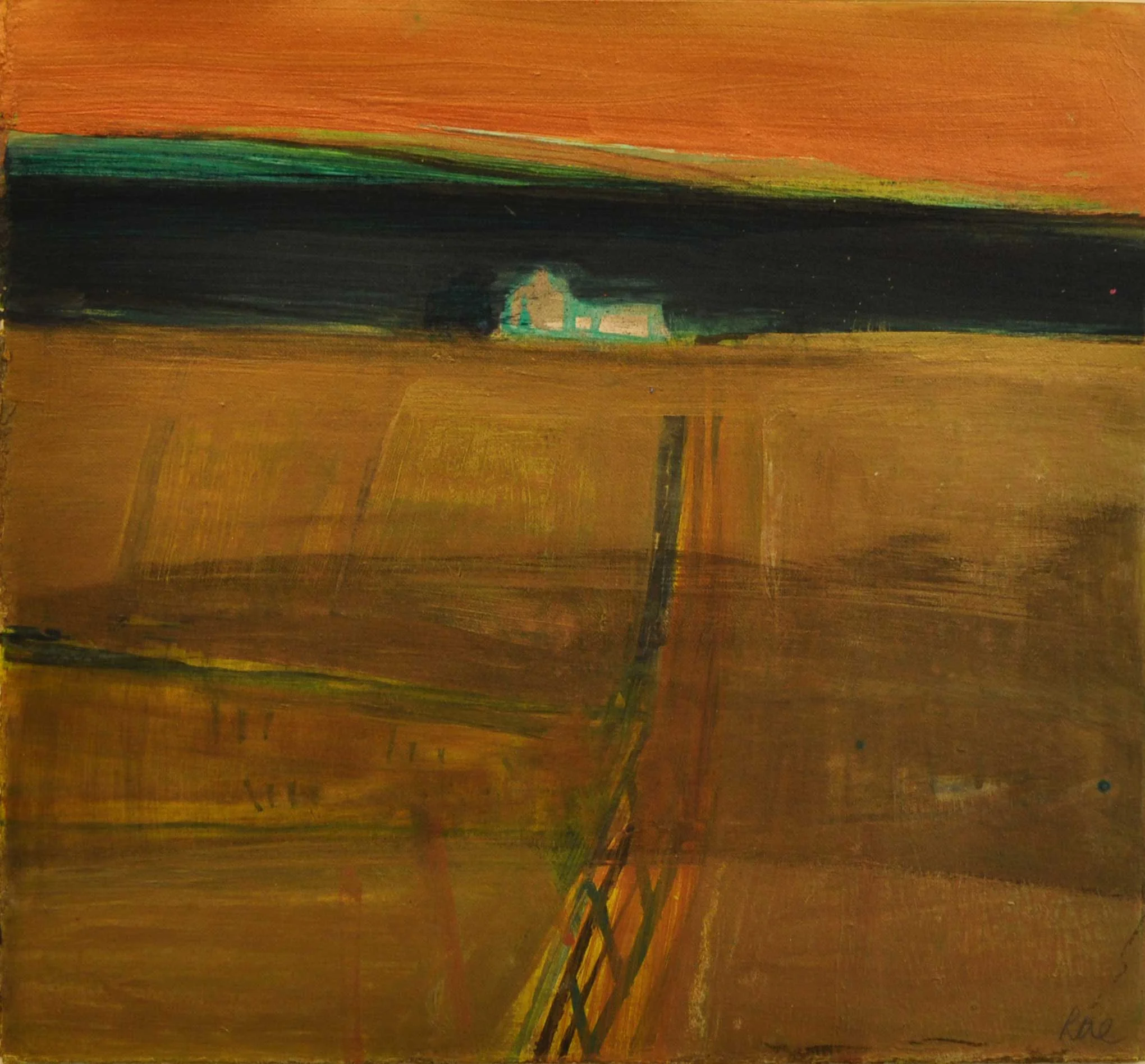Hall of Clestrain by Barbara Rae CBE RA RSA © Barbara Rae