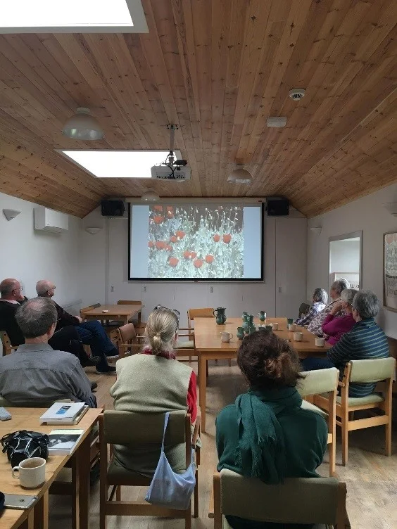 Film screening at Beltane House, Papa Westray