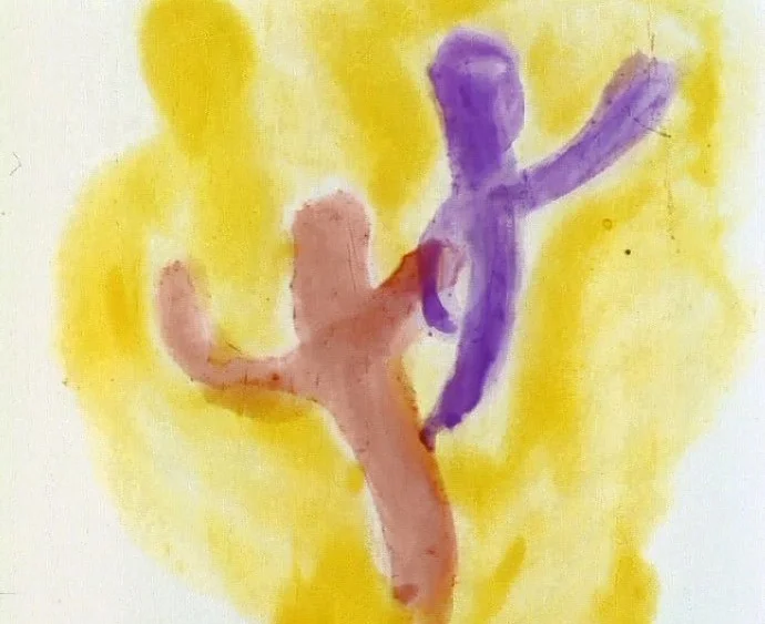 Margaret Tait still from Painted Eightsome 1970
