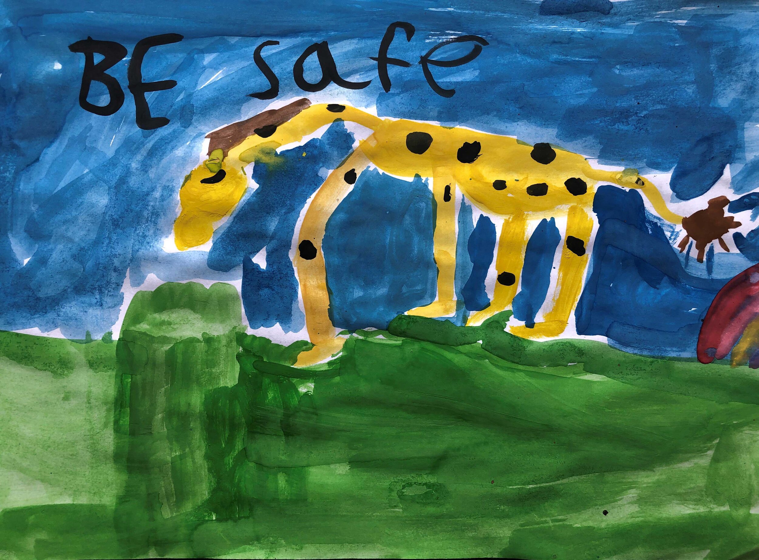 Be safe by Regina Kalman age 7