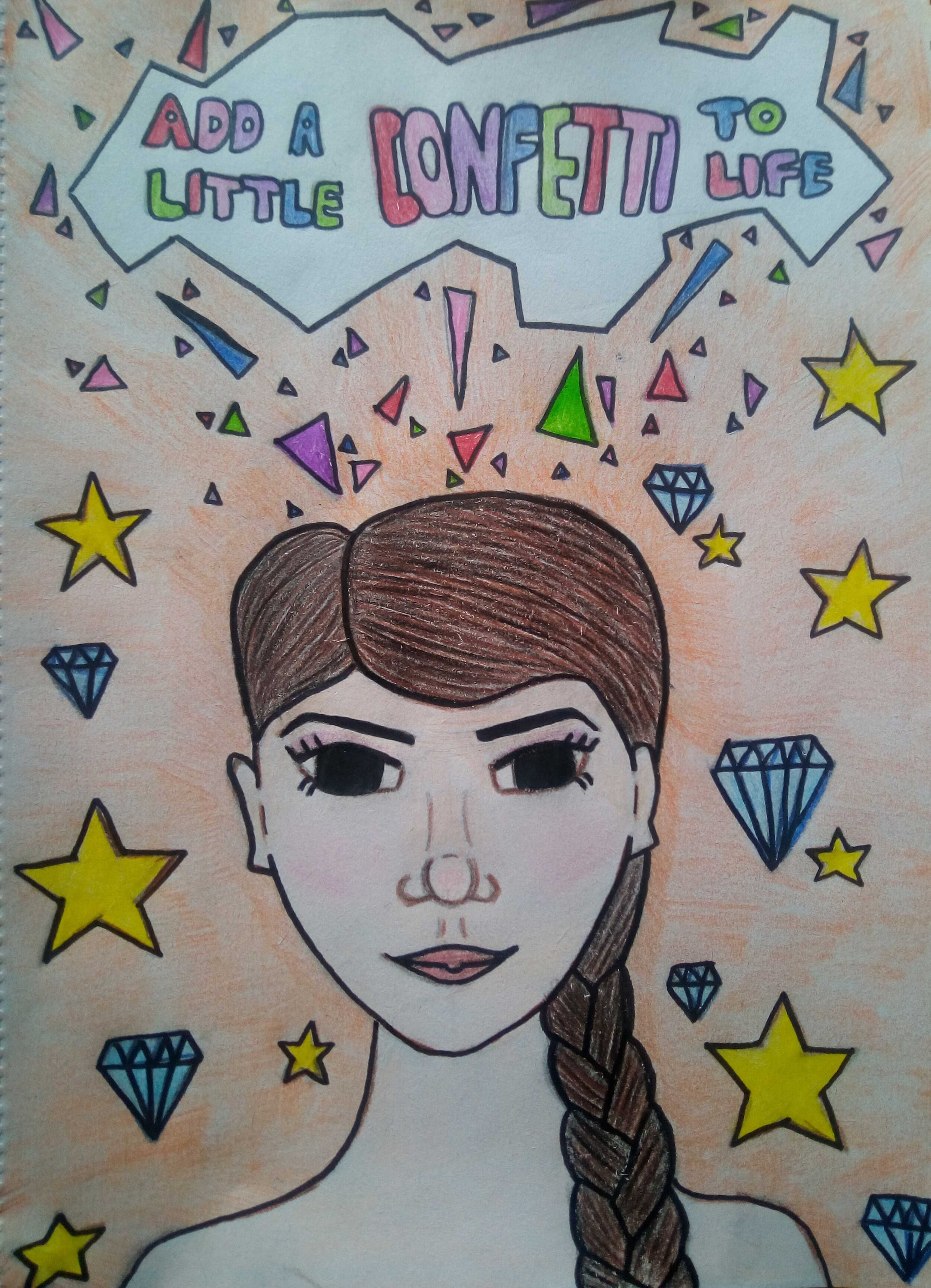 Confetti dreams by Connie Sarah Drain age 12