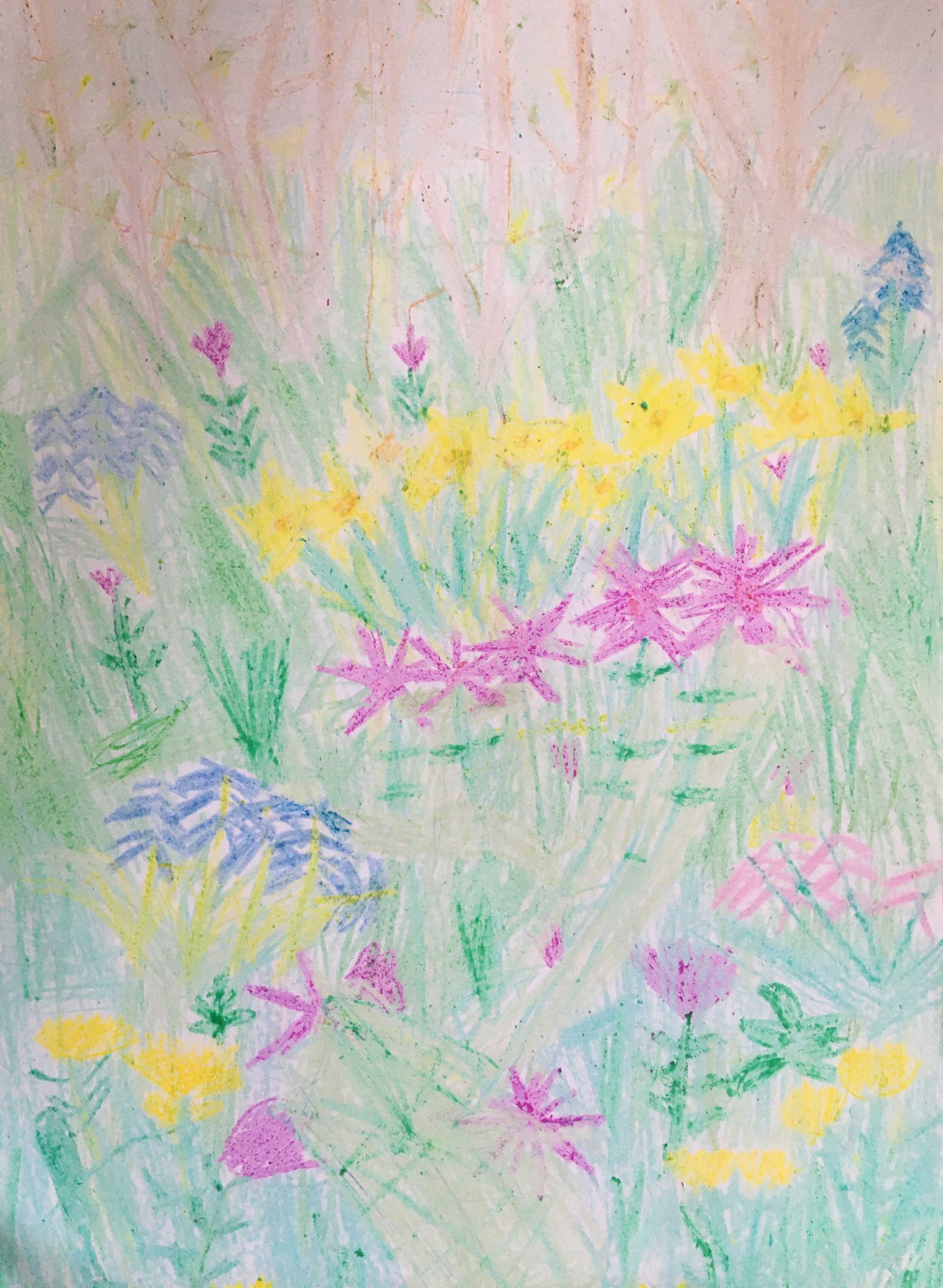 Cottage Garden by Ava Rendall age9