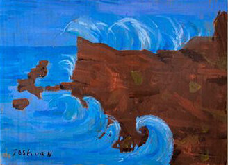 Crashing Waves by Joshua Nixon age 6