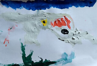 Dino land by Callan Curtis age 6