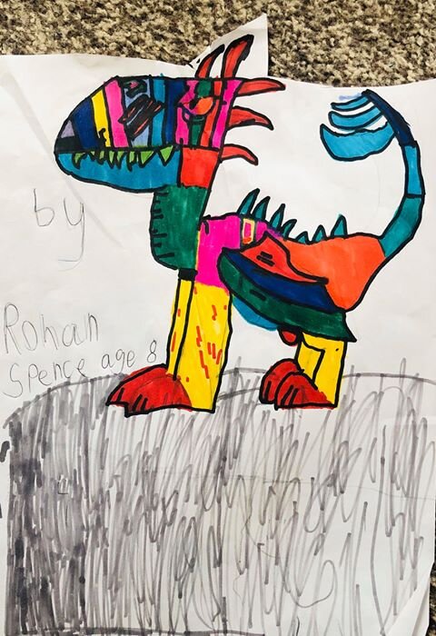 Dragon Dude 2 by Rohan Spence age 8