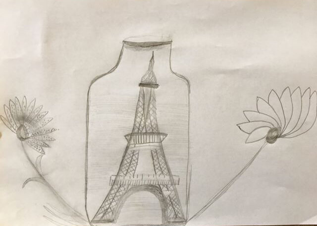 Eiffel in a Bottle by Owen Spance age 10