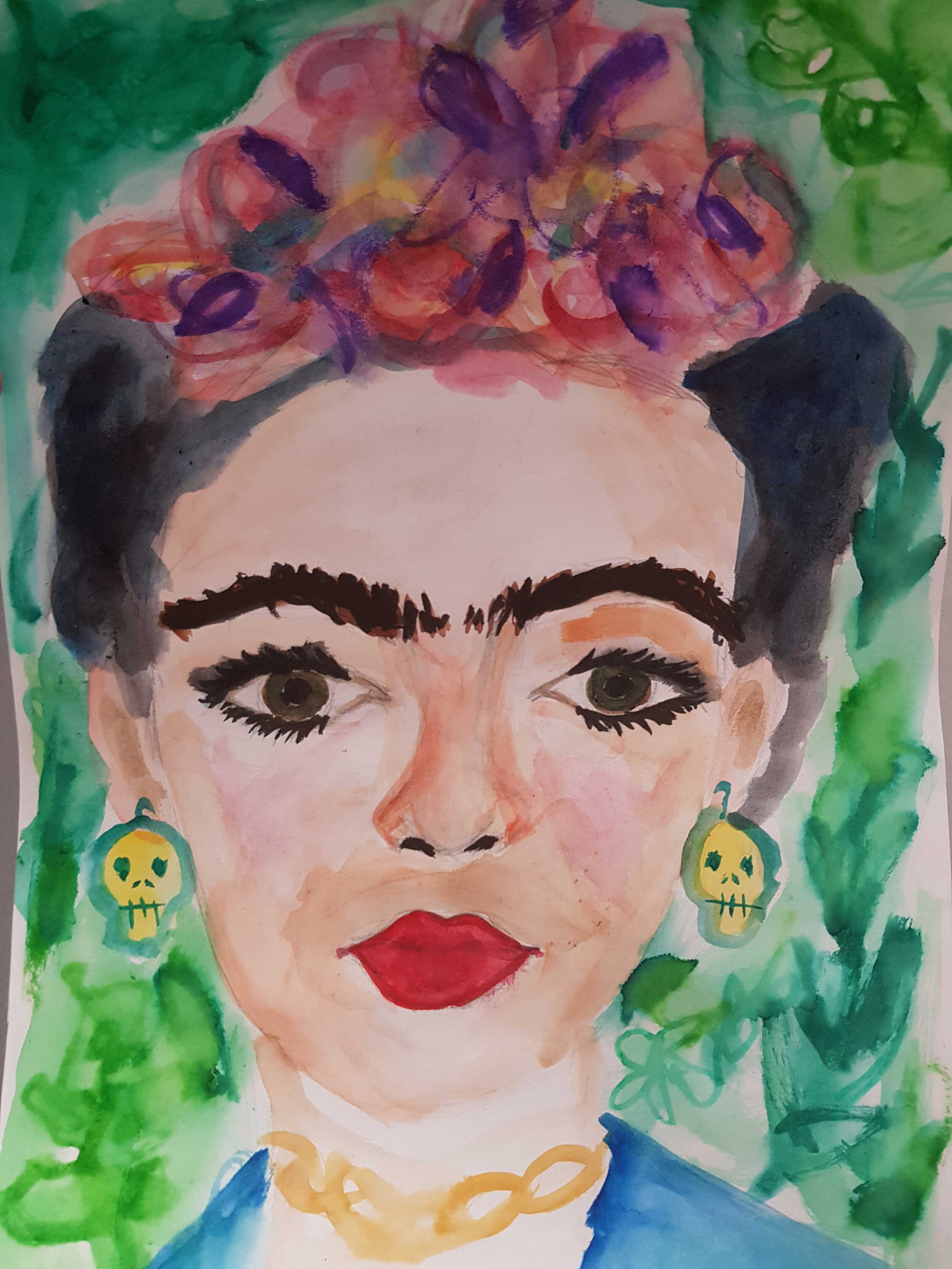 Frida Kahlo by Eleanor Dean age 15
