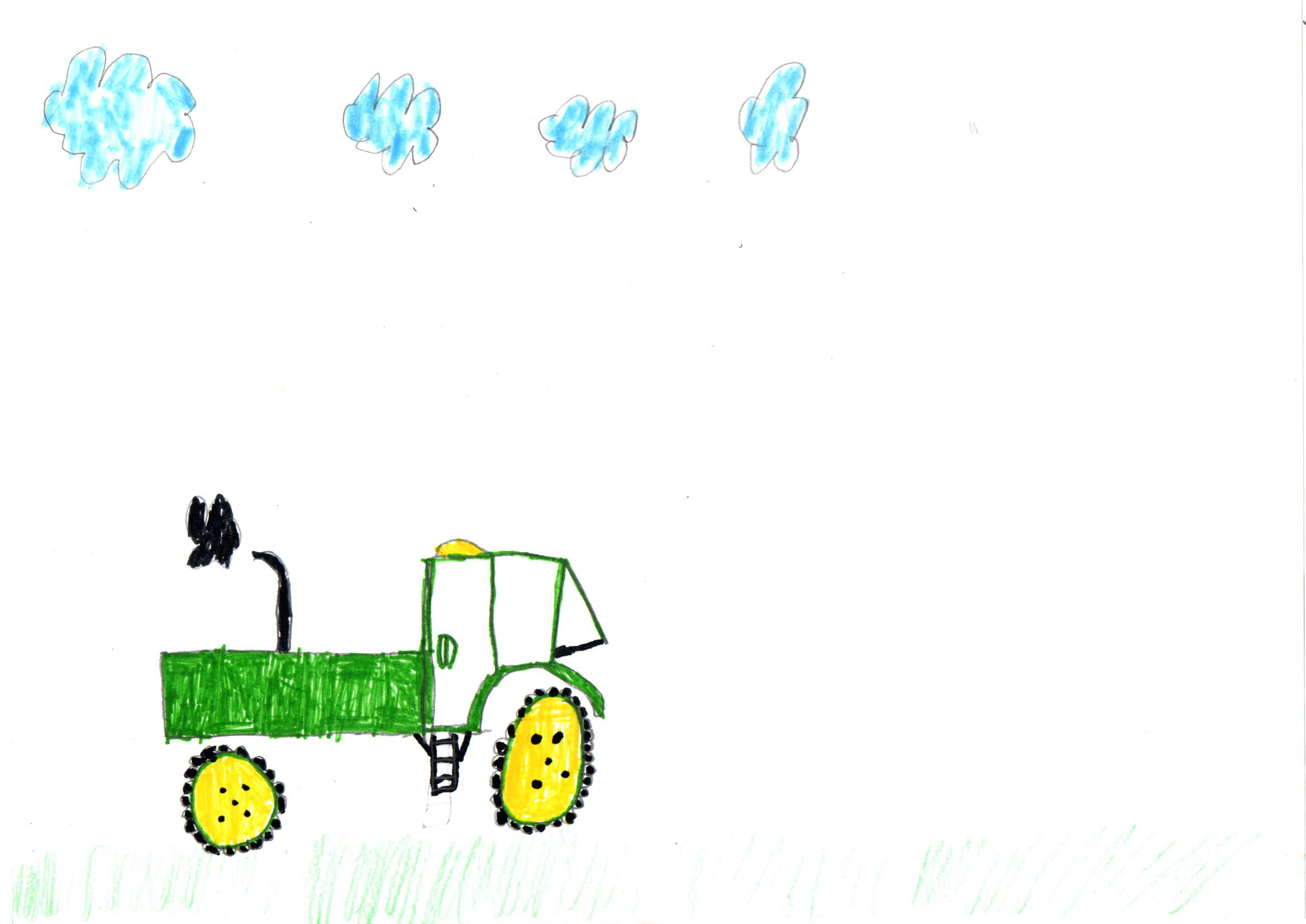 John Deere Tractor by Oscar Thorne age 8