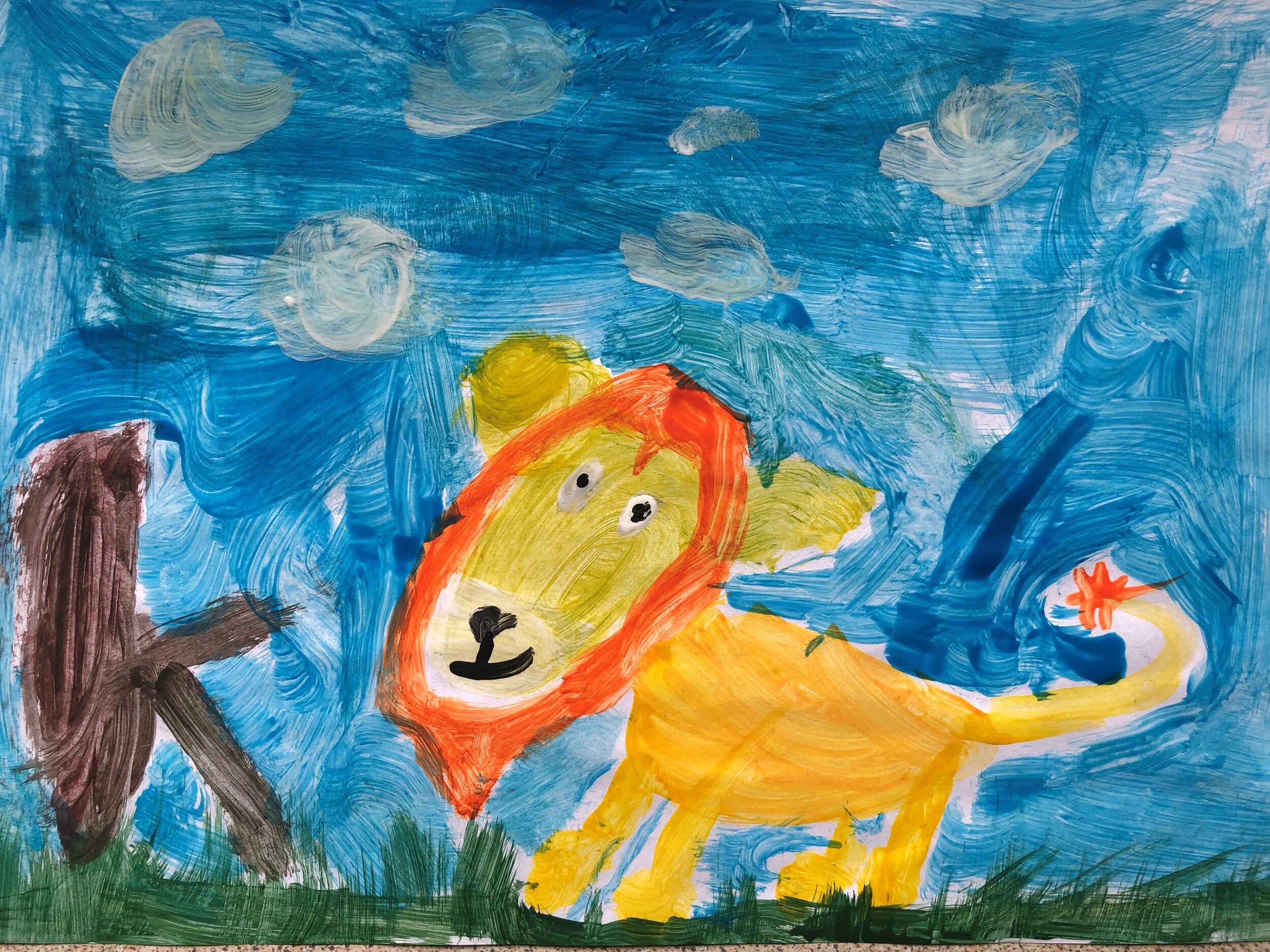 Lion King by Regina Kalman age 7