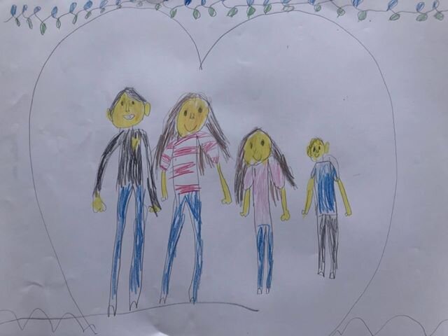 My family by Rianne Flett age 7