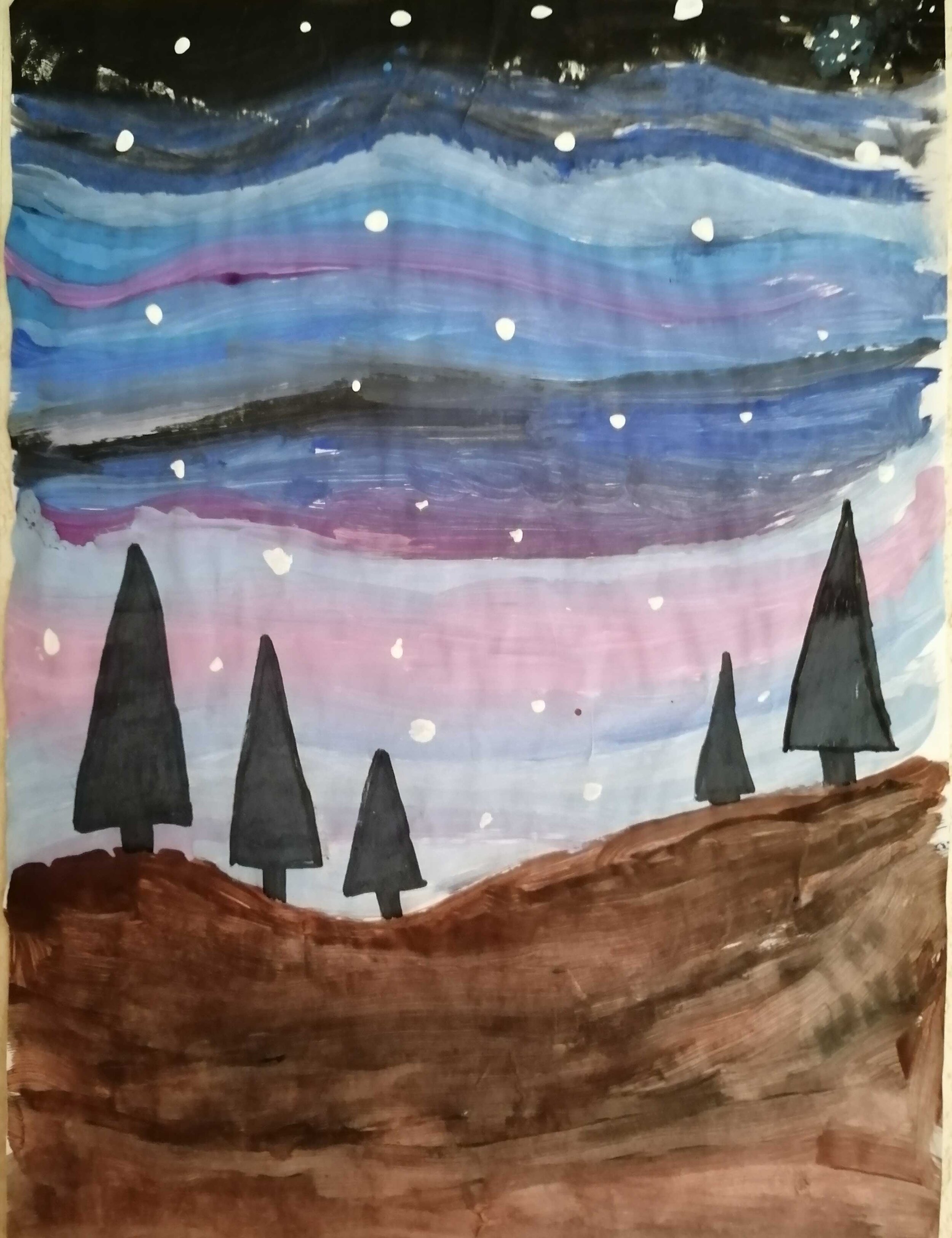 Night Sky by Emily Dawson age 8