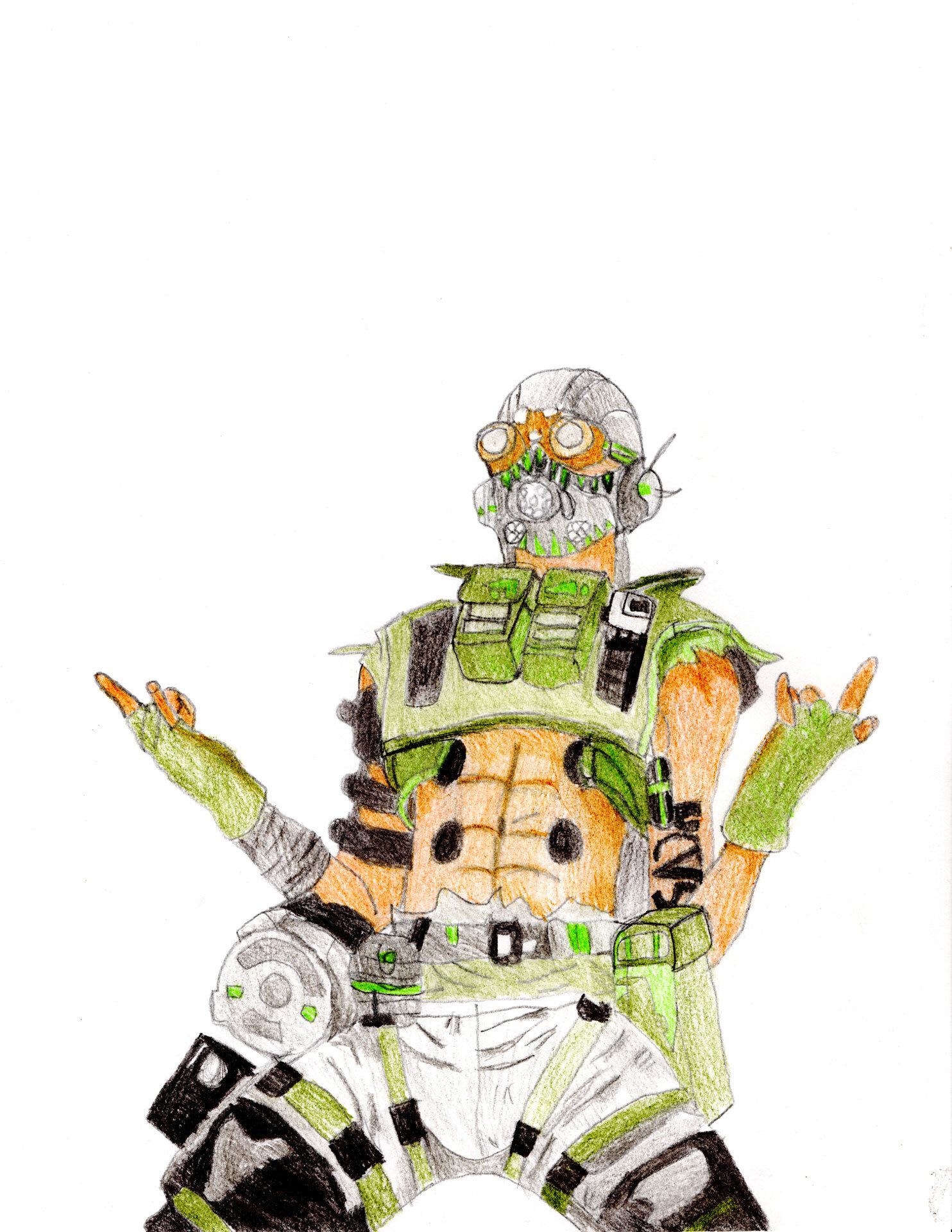 Octane from Apex Legends by Ryan Kerr age 14