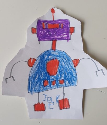 Robot By Jake Christie age 6