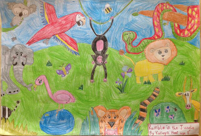 Rumble in the Jungle by Kathryn Moar age 8
