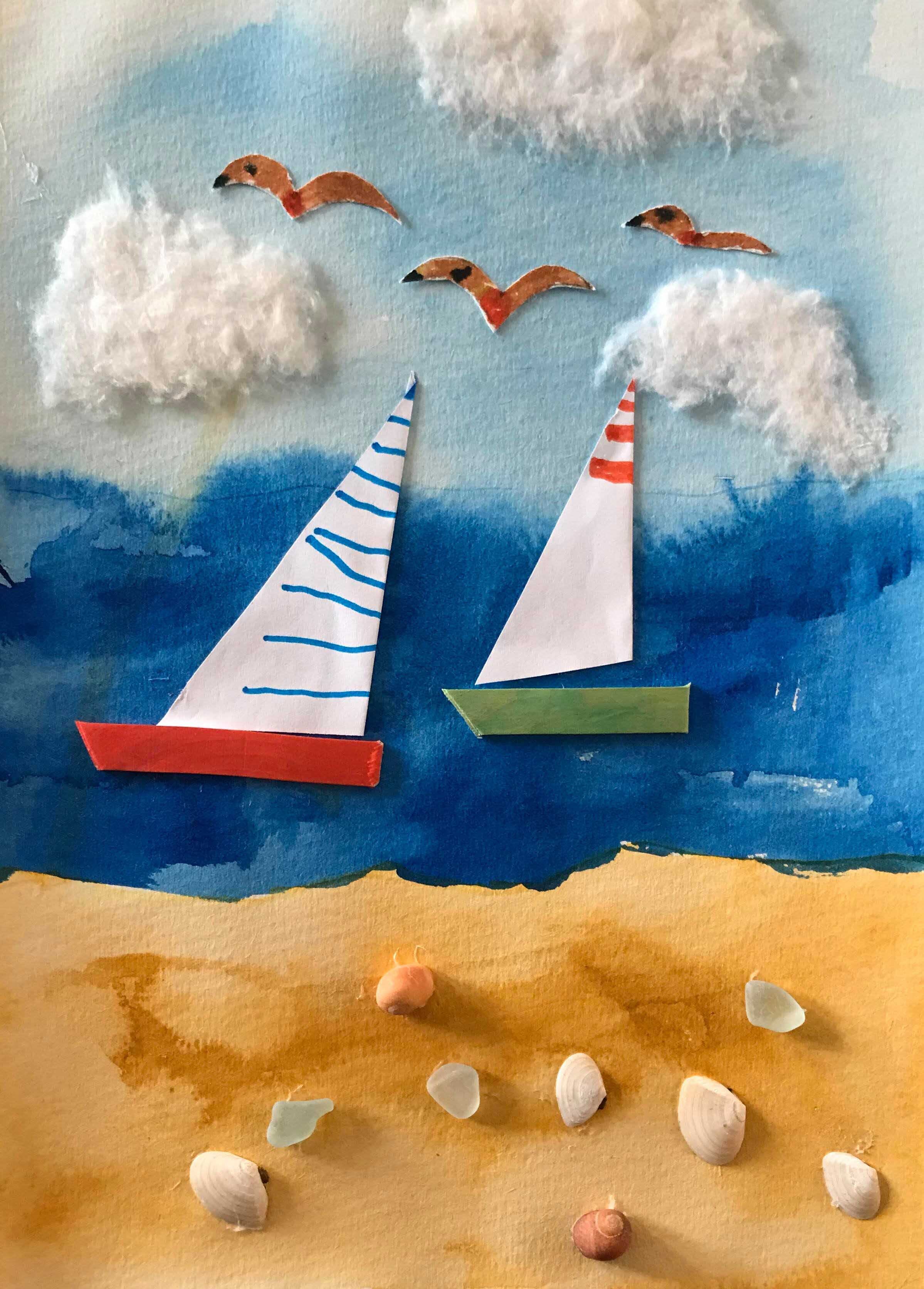 Seashore by Liam Craigie age 5 