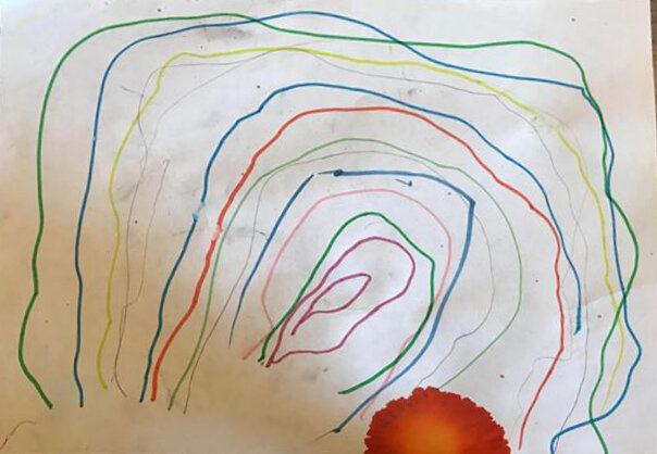 Silly Rainbow by Lily Bevan age 3