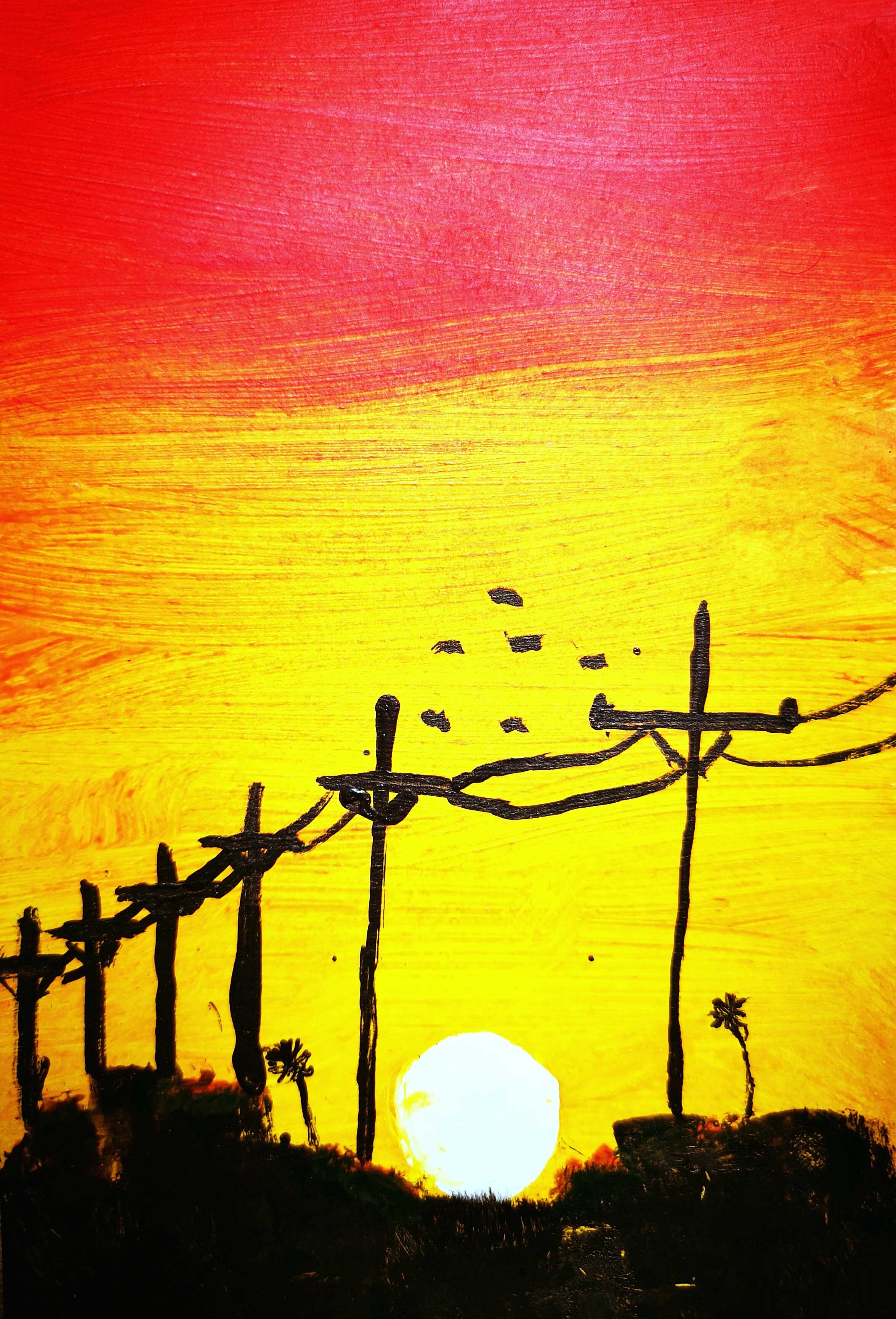 Summer Sunset by Niamh Evans age 10