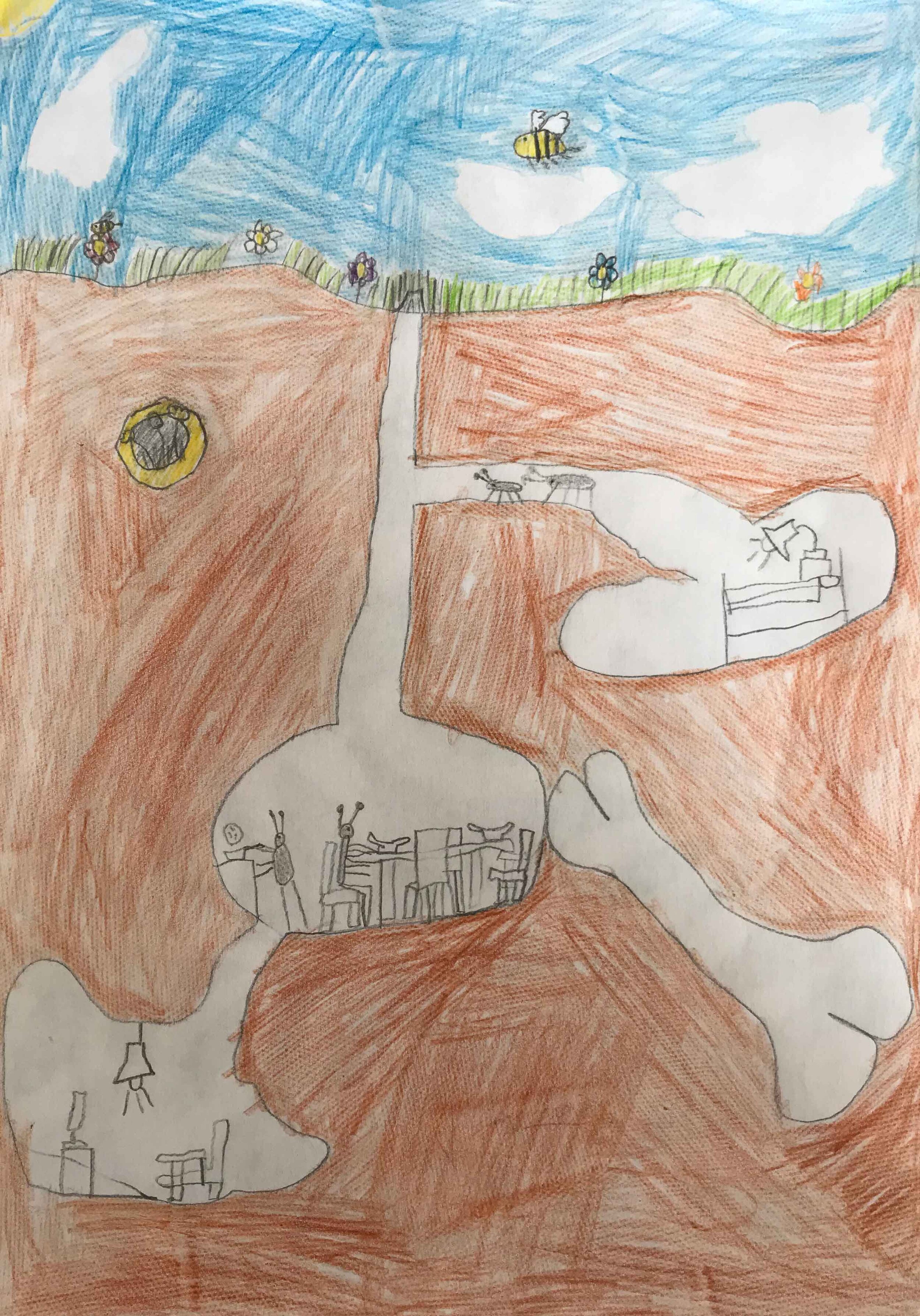 Underground Hoose by Lewis Peace age 9